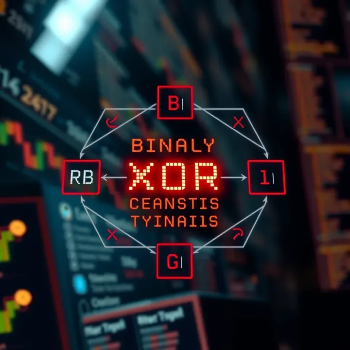Applications of Binary XOR in Computing Diagram illustrating applications of binary XOR in cryptography, error detection, and programming