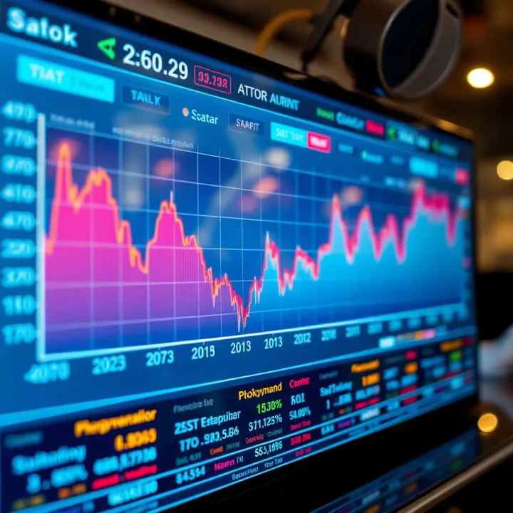 Chart illustrating sector performance trends in Indian stock market