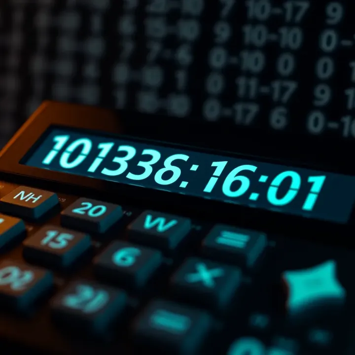 Screenshot of a calculator interface displaying binary number multiplication results