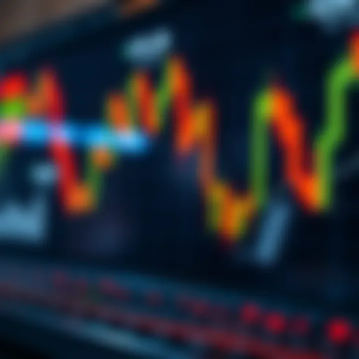 Bearish engulfing candlestick pattern signaling possible downward trend during intraday market sessions