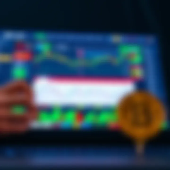 Interface of a crypto options trading platform displaying market charts, option contracts, and trading tools