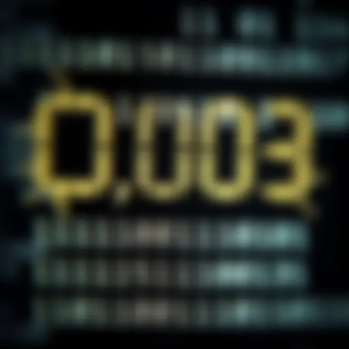 Visual representation of binary digits derived from octal numbers for computing applications