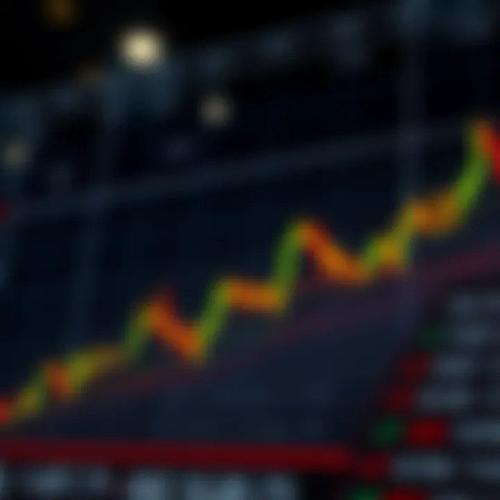 Visual guide showing bullish and bearish flag patterns used for predicting price continuation in trading