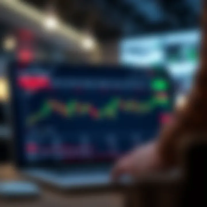Dashboard of a paper trading platform illustrating virtual stock portfolio performance and trading options