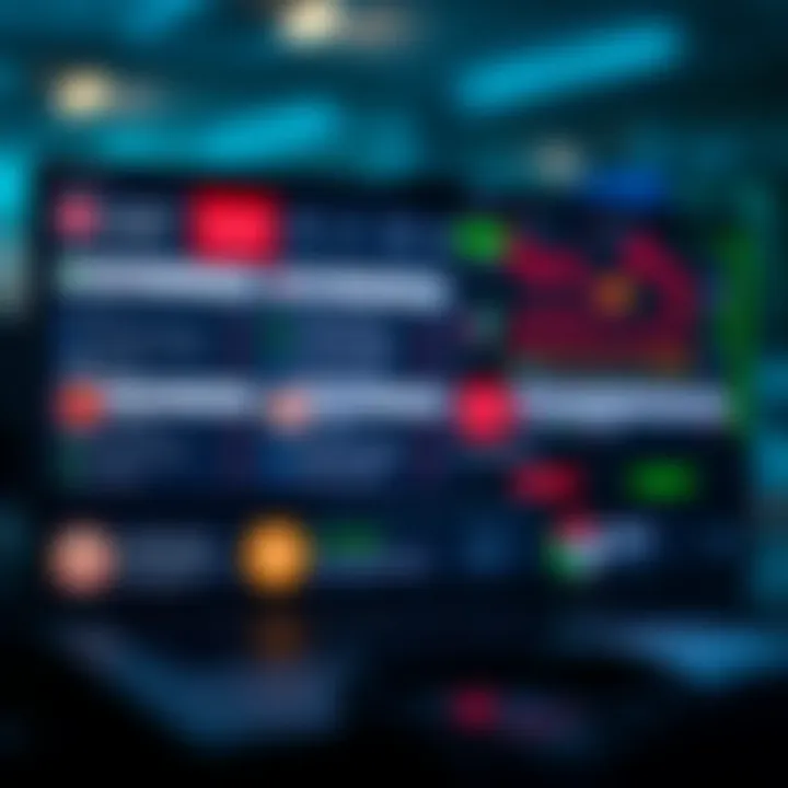 Comparison of various trading platforms with features and regulatory badges