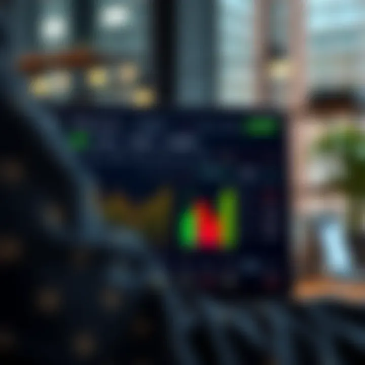 User-friendly trading app dashboard displaying market trends and fee comparison charts