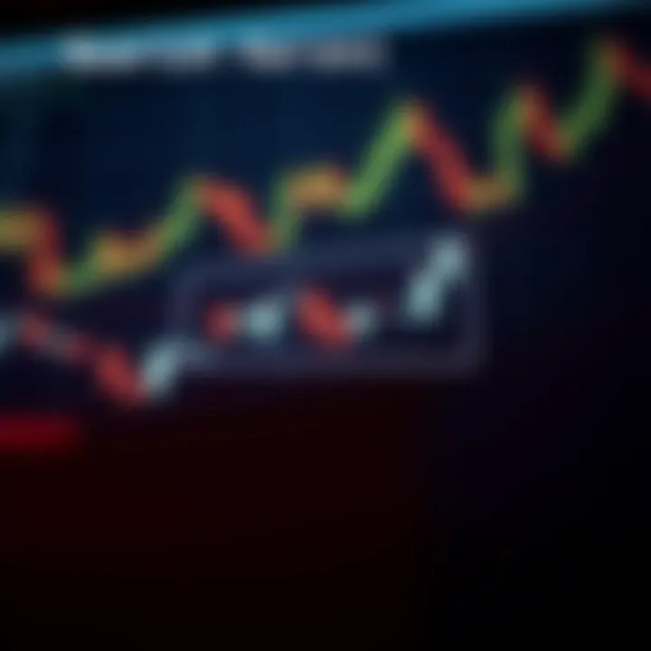 Diagram depicting a bearish harami candlestick pattern with clear candlestick shapes