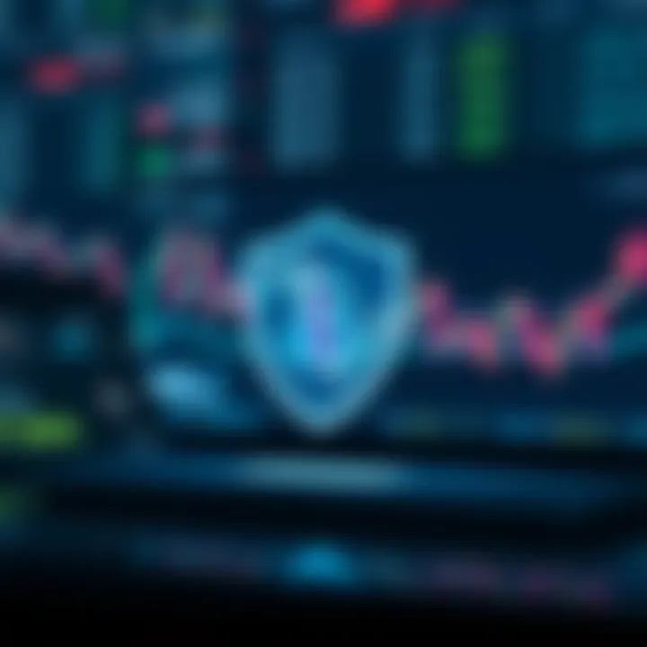 Security shield icon representing safe and secure online trading environment
