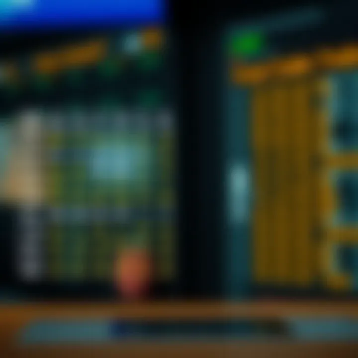 Visualization showing the cost calculation matrix used in constructing an optimal binary search tree