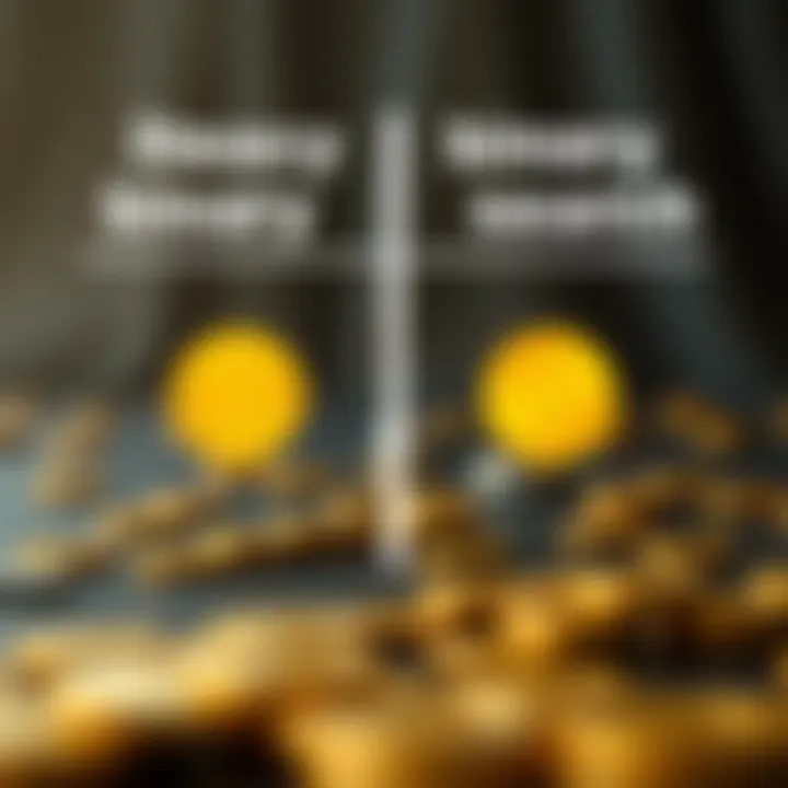 Comparison graphic showing iterative versus recursive binary search with performance highlights