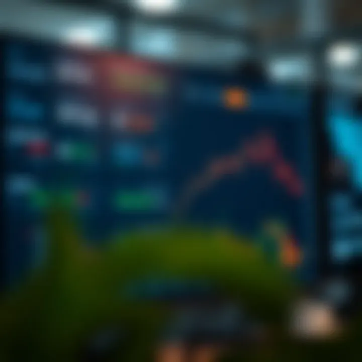 User dashboard displaying portfolio balance and trade options on a virtual trading screen