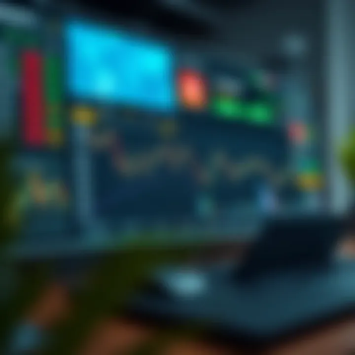 Dashboard of an option paper trading platform showing simulated trades and market data