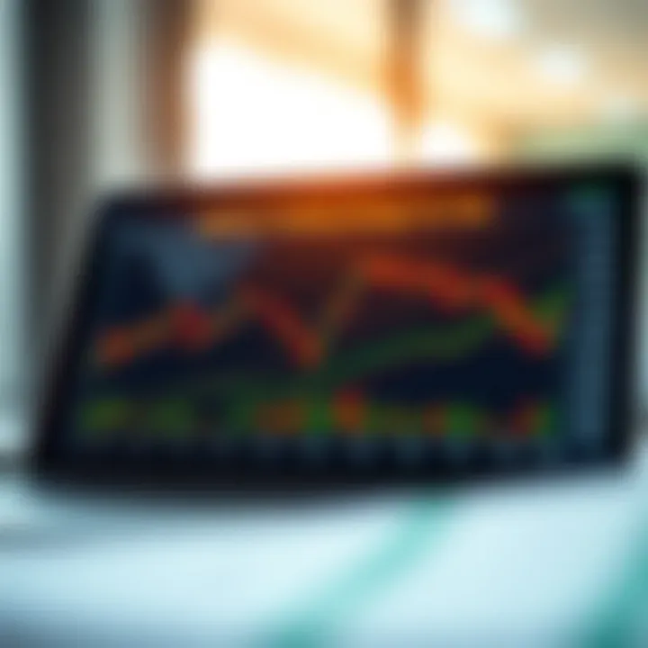 Graph illustrating options trading strategies and risk management techniques