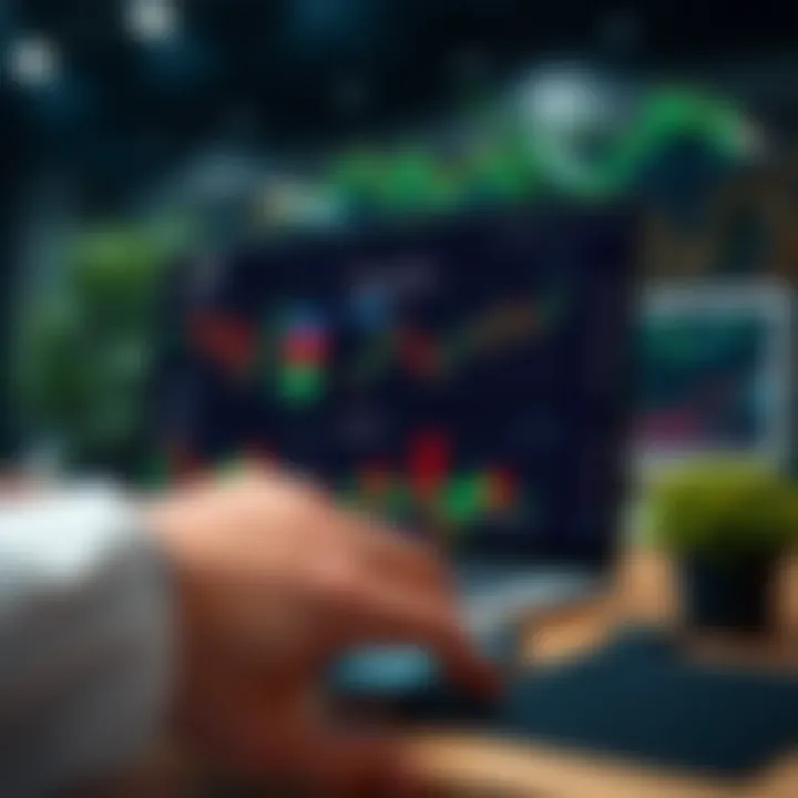 Online learning dashboard displaying forex course modules and progress tracking