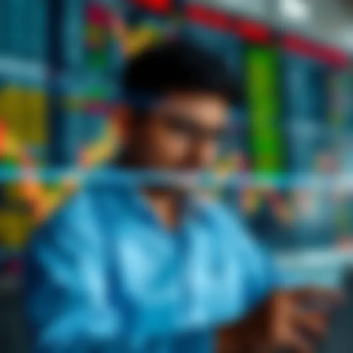 Visual representation of regulatory frameworks and risk factors impacting forex trading in India