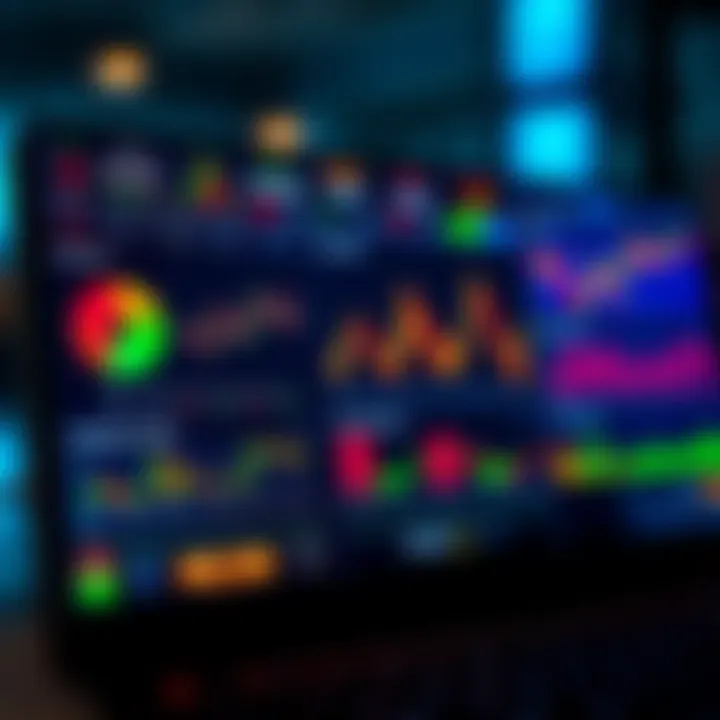 Dashboard showing key tools and indicators for intraday stock trading