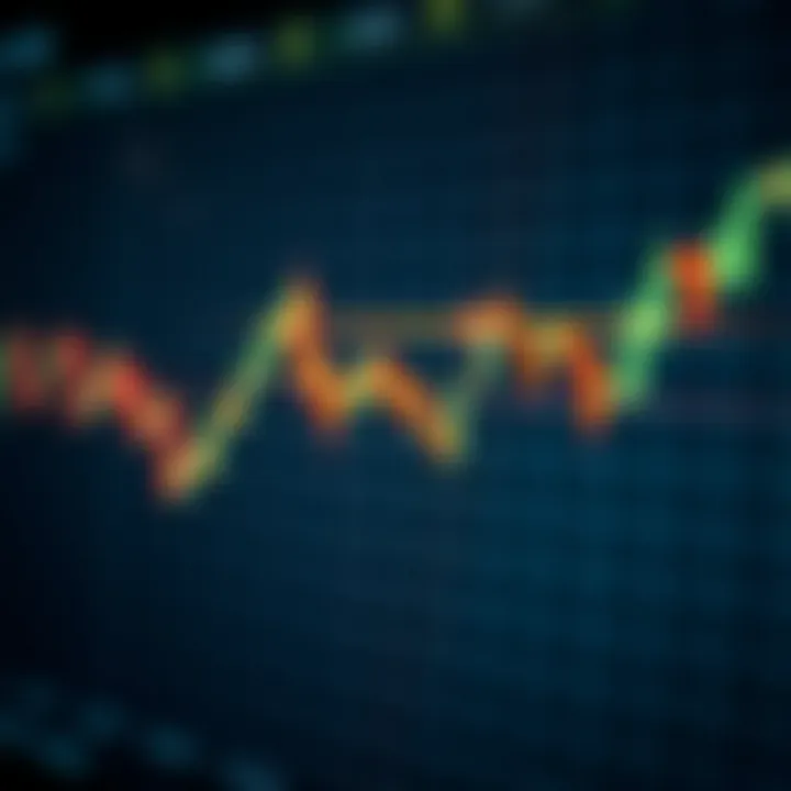 Illustration of a bullish continuation chart pattern indicating upward price trend