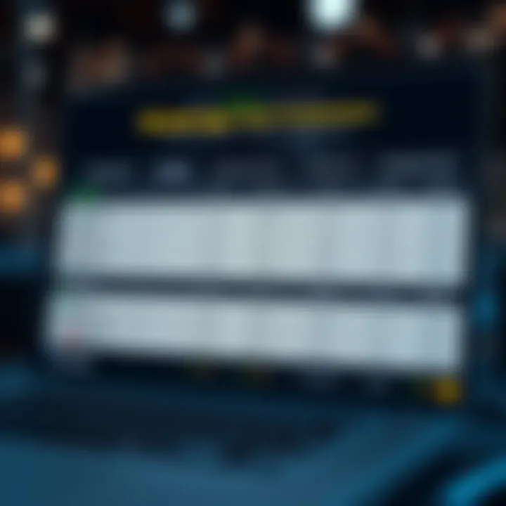 Comparison chart showing brokerage fees across multiple Indian trading platforms