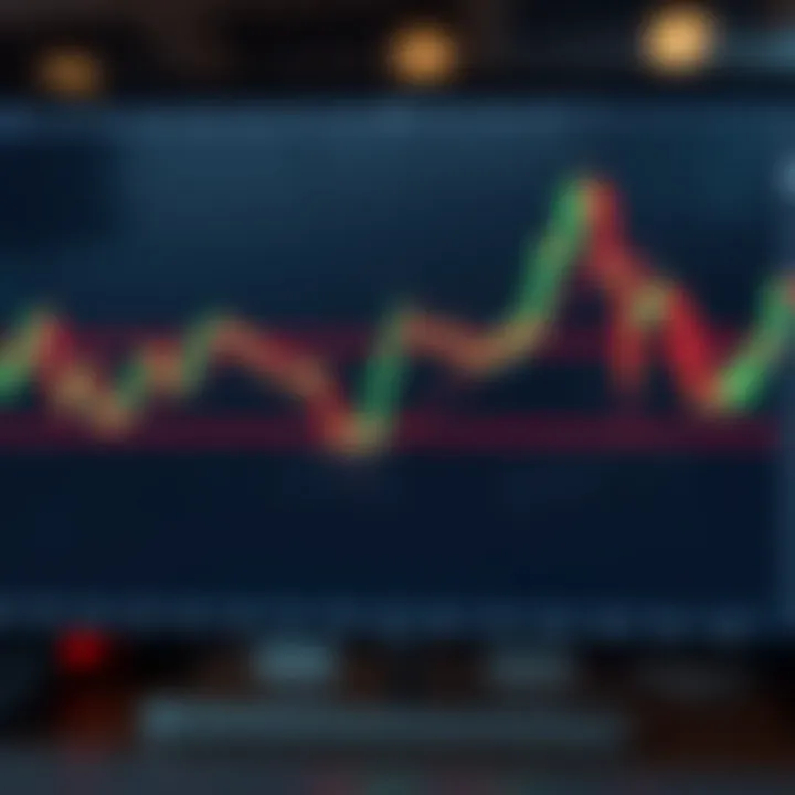 Diagram illustrating bearish momentum candlestick pattern with declining price movement