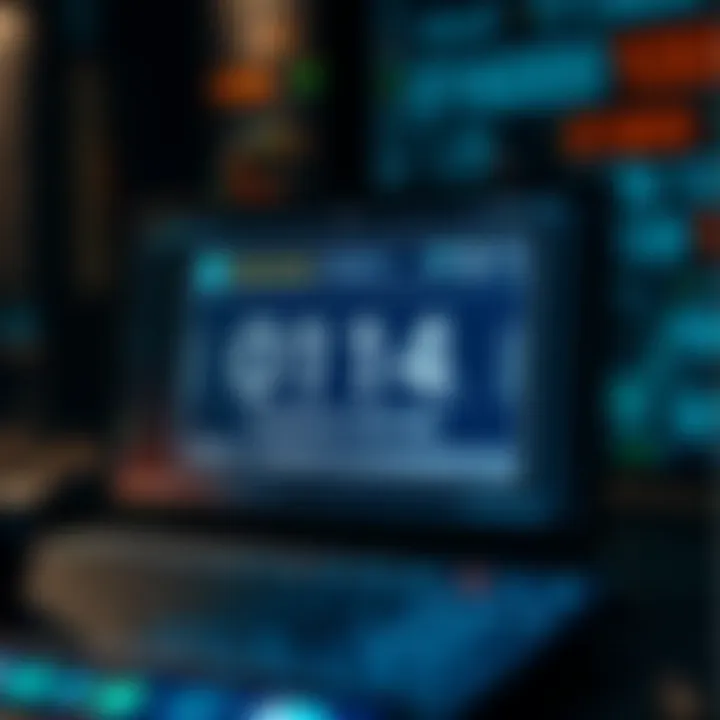 Illustration of a digital tool interface converting octal numbers to binary code with highlighted output