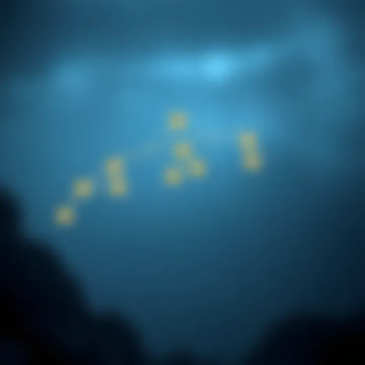 Diagram illustrating the concept of optimal binary search tree with weighted nodes