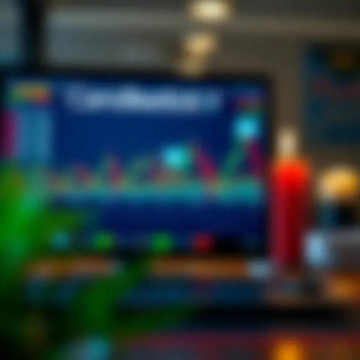 Visual guide showing PDF resources for learning candlestick patterns integrated with trading strategy examples