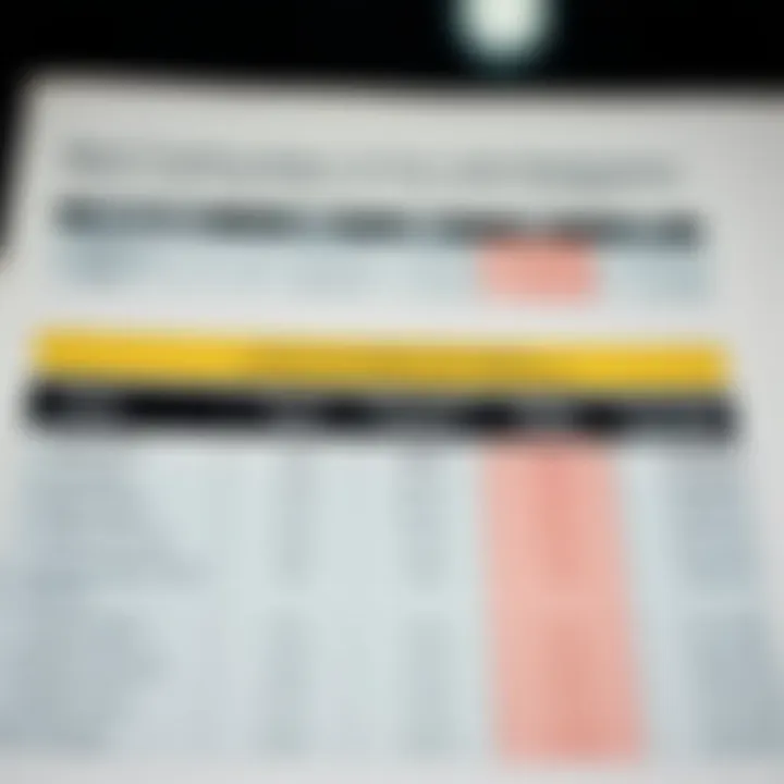 Comparison chart highlighting fees and reliability of popular trading applications in India