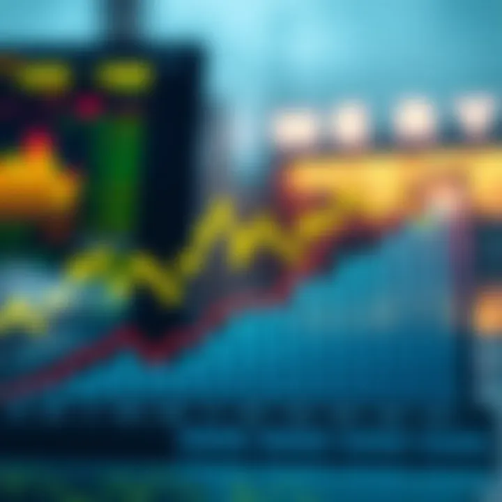 Graph depicting binary trading market trends and financial growth in India