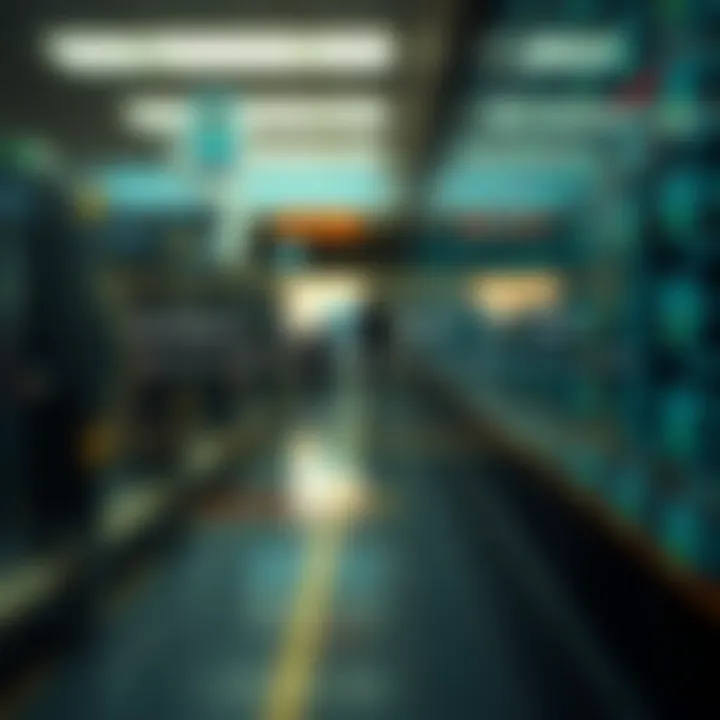 Diagram illustrating the sequential approach of linear search through a list