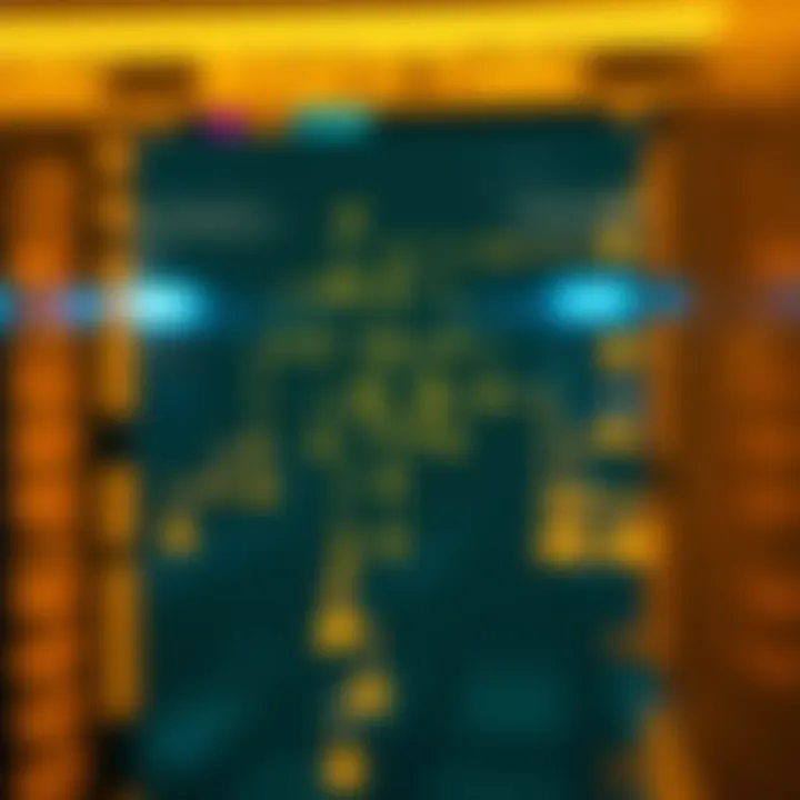 Visual representation of a binary tree highlighting nodes visible from the left perspective