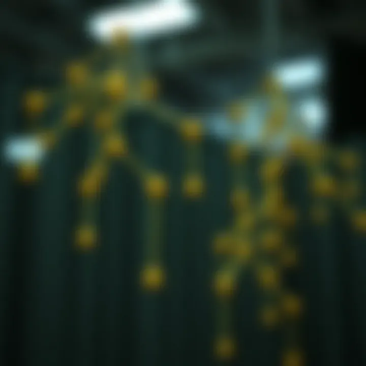 Visualization of a queue managing nodes during level order traversal in a binary tree