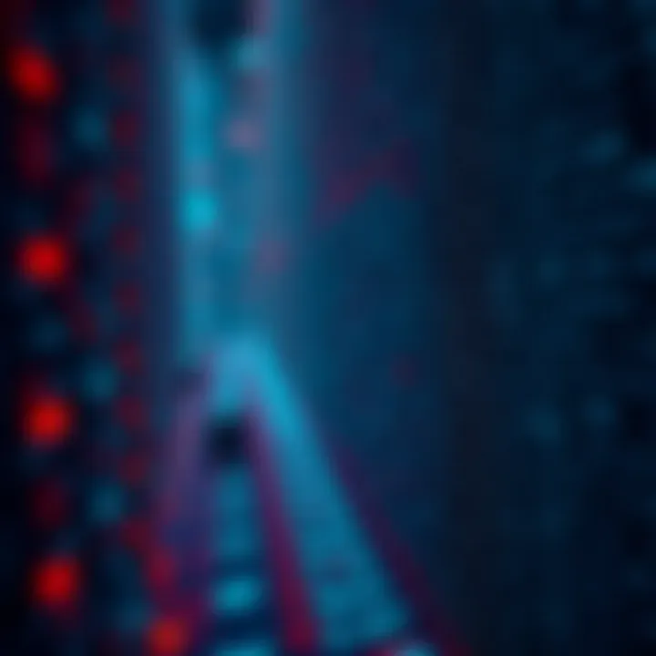 Representation of binary search dividing a sorted list to locate a target efficiently