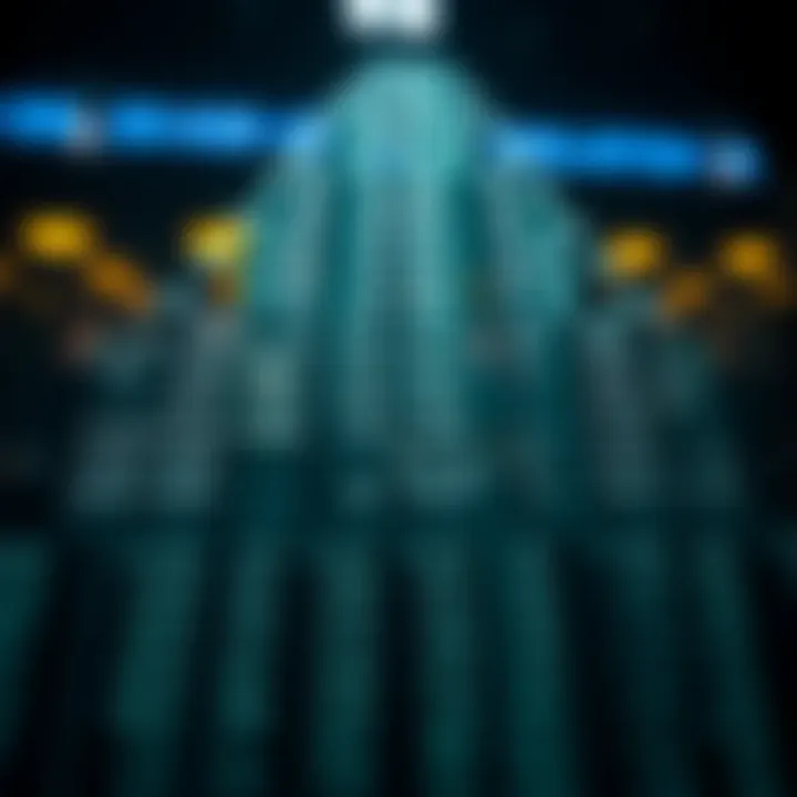 Visual representation of an algorithm calculating maximum depth in a binary tree using recursive traversal