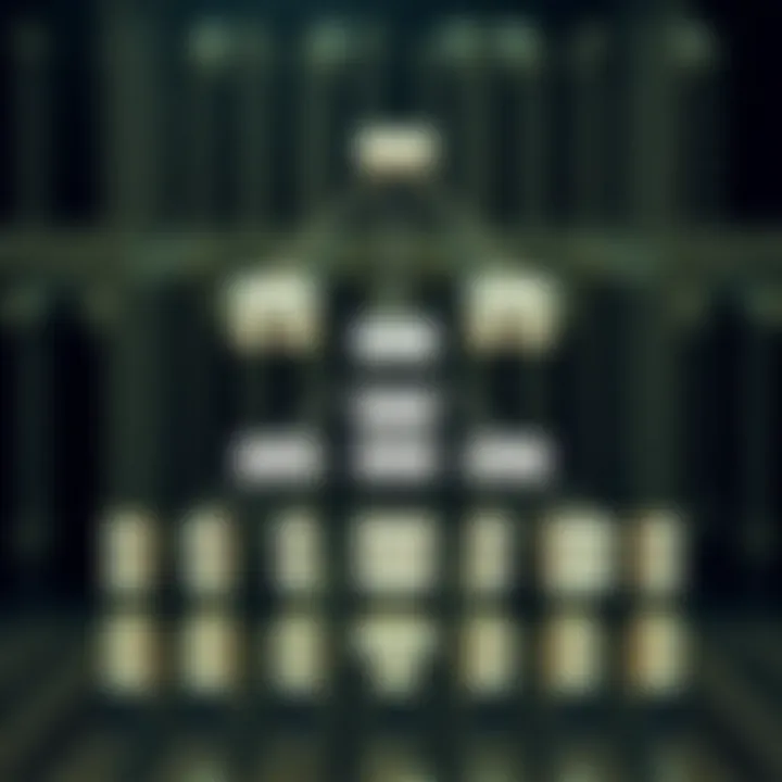 Diagram illustrating a binary tree structure with nodes arranged in multiple levels, highlighting the concept of maximum depth