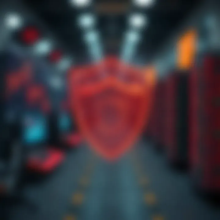 Security shield icon representing protection features in online trading applications