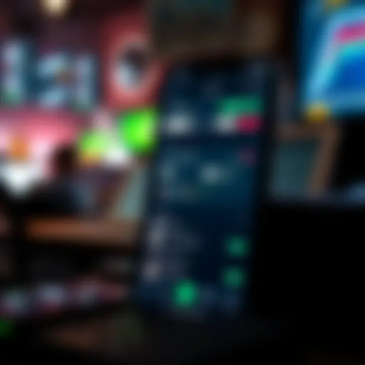 User interface of an opinion trading app showing market predictions and user comments