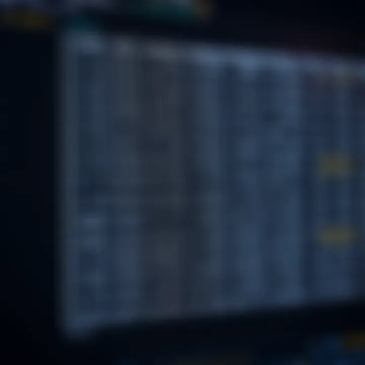 Dynamic programming matrix showing cost calculations for constructing optimal binary search trees