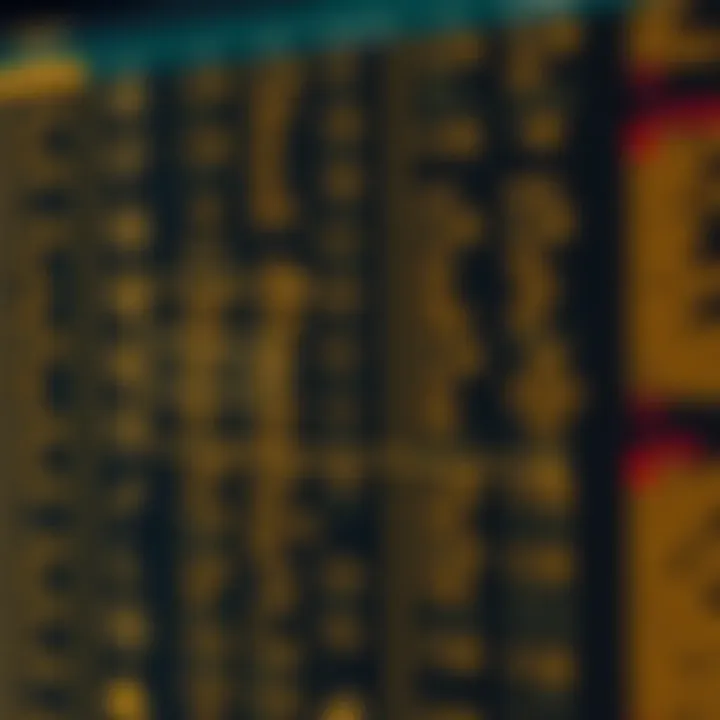 Diagram illustrating linear search scanning elements sequentially in a list