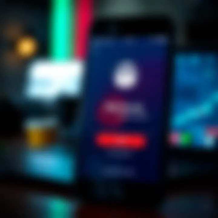 Secure login screen with biometric authentication on a smartphone reflecting strong security measures for online trading in India