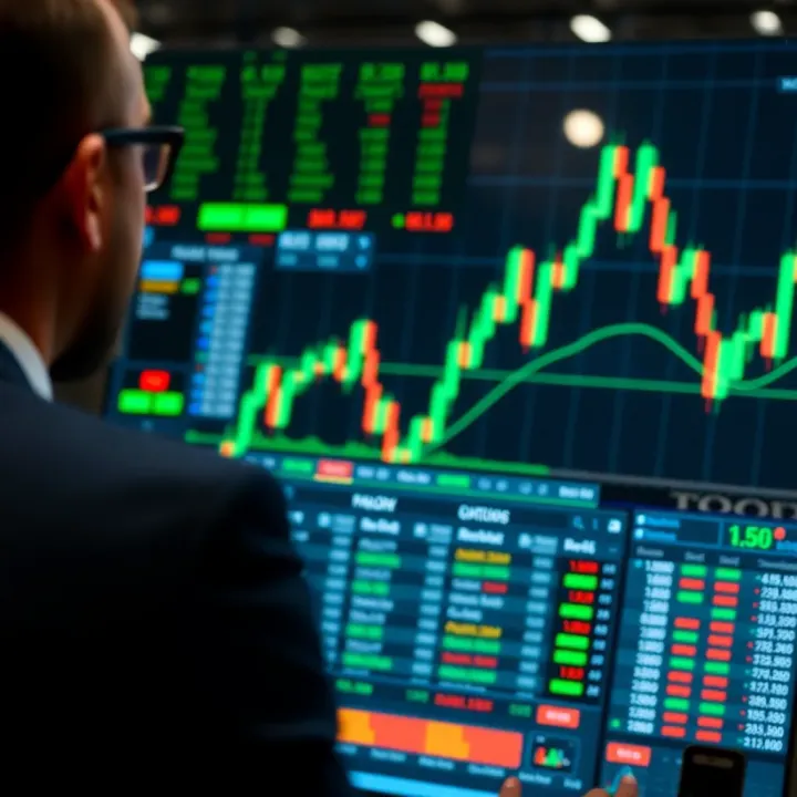 User-friendly interface of a paper trading platform displaying stock charts and transaction options