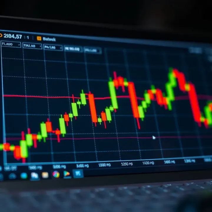 Illustration showing a bullish engulfing candlestick pattern on a trading chart