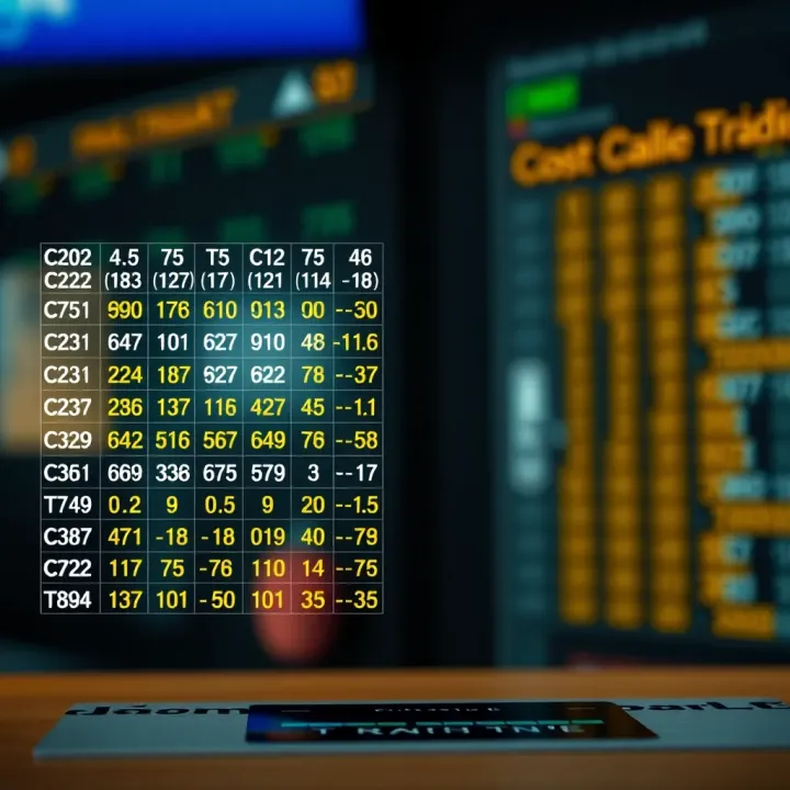 Cost Calculation Matrix for Optimal Binary Search Tree Visualization showing the cost calculation matrix used in constructing an optimal binary search tree
