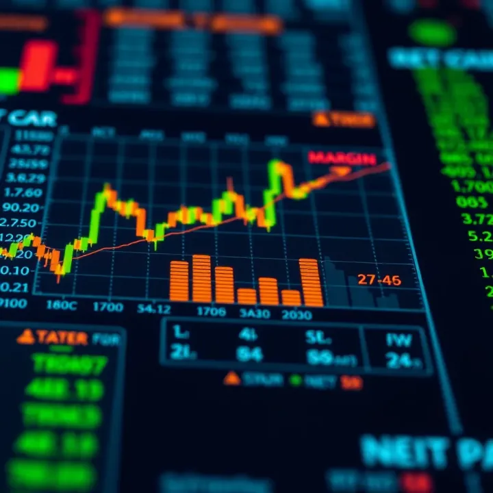 Chart illustrating calculation of margin and its influence on intraday trading strategies and risk management