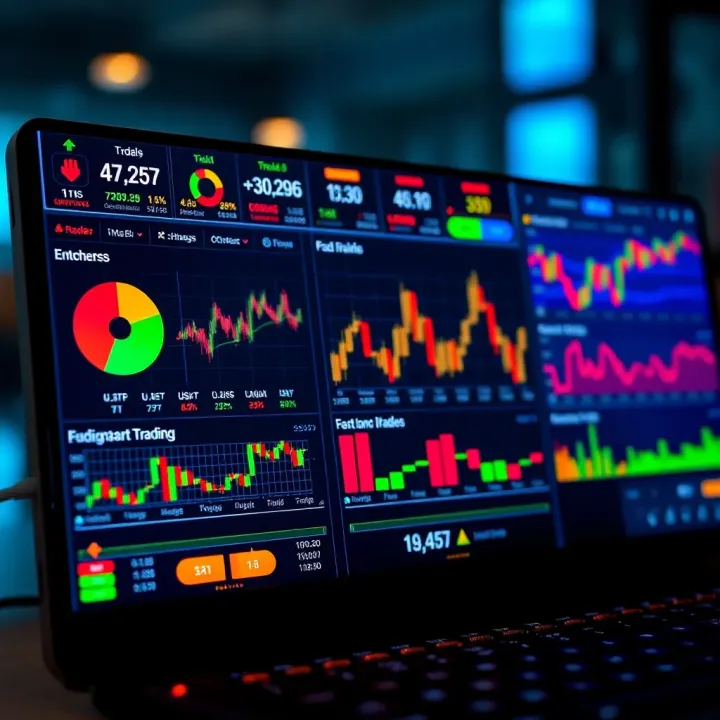 Dashboard showing key tools and indicators for intraday stock trading