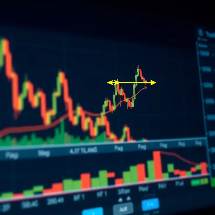 Reversal Chart Pattern Diagram showing a reversal chart pattern signaling a potential market trend change