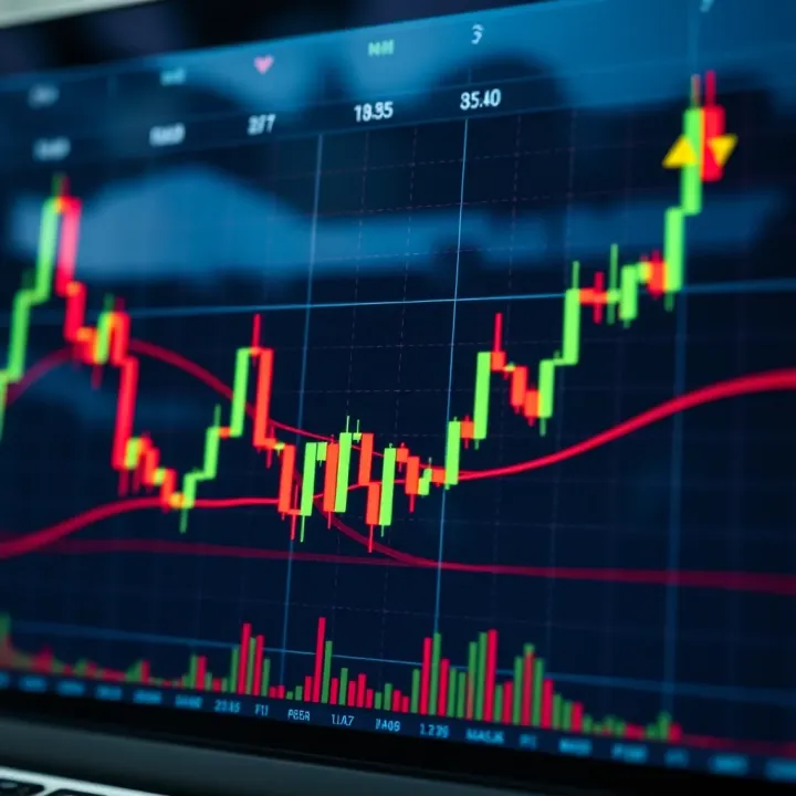 Bullish candlestick pattern with upward trend in Indian stock market chart