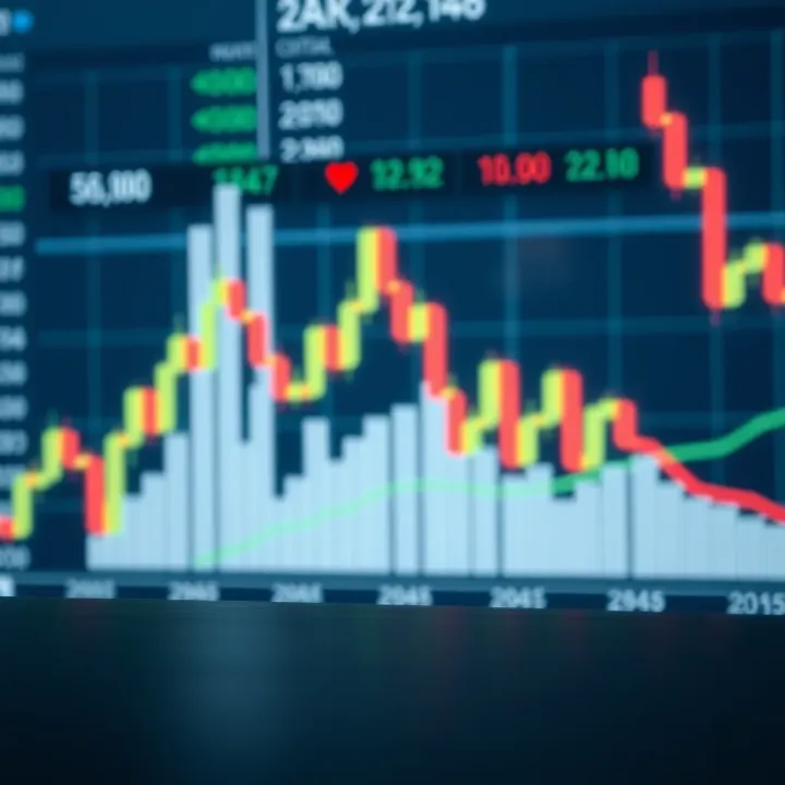 Illustration of a classic bullish cup and handle chart pattern signaling potential price breakout