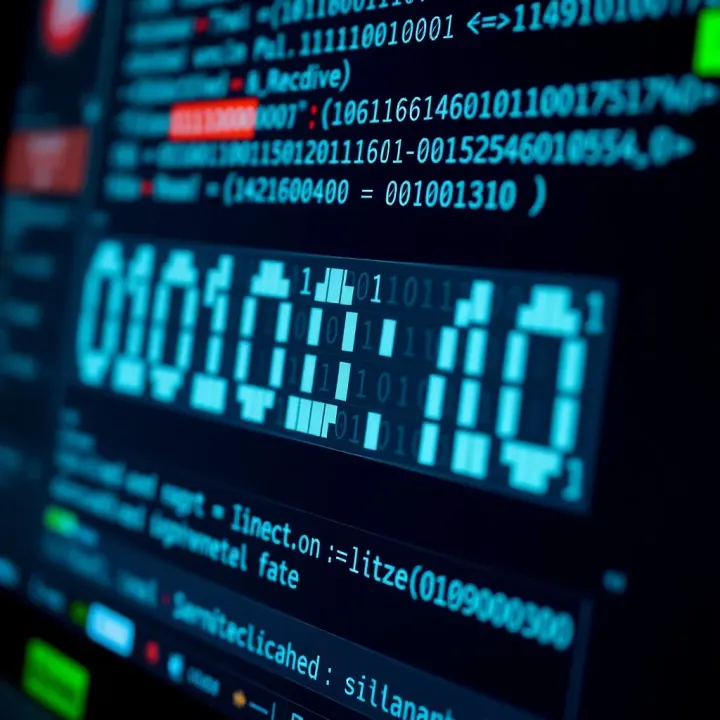 User Interface of a Digital Binary to English Conversion Tool Screenshot of an online interface converting binary code into readable text