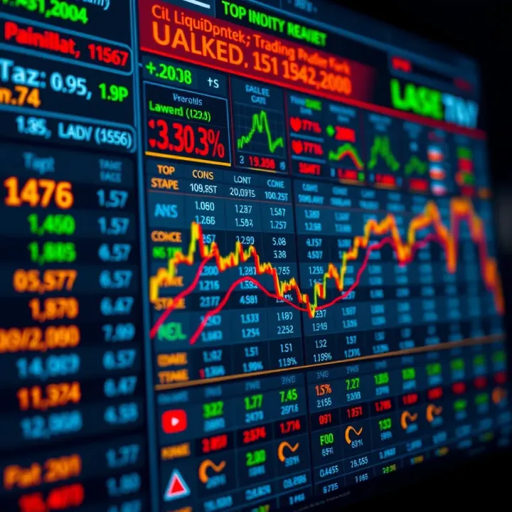 Popular Stocks with High Liquidity in Indian Options Market Chart highlighting top stocks favored in Indian options trading with indicators of liquidity and market activity