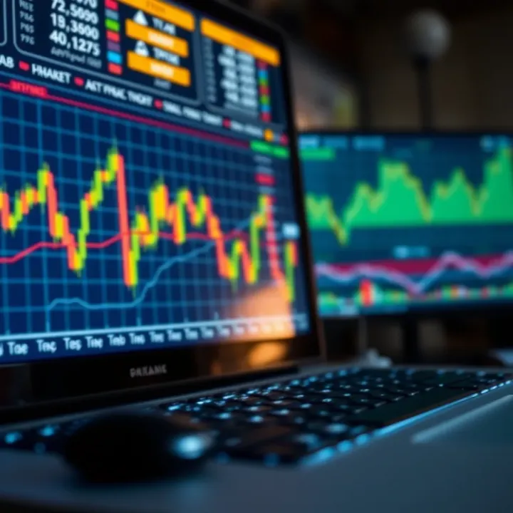 Visual representation of financial charts and graphs highlighting options trading strategies suitable for the Indian market